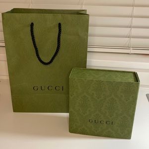 Gucci box and paper bag